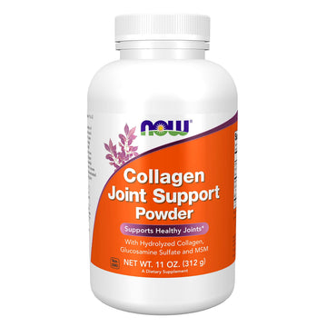 NOW Foods Supplements, Collagen Joint Support™ Powder with Beef Gelatin, Glucosamine Sulfate and MSM, 11-Ounce NOW FoodsAu supplements