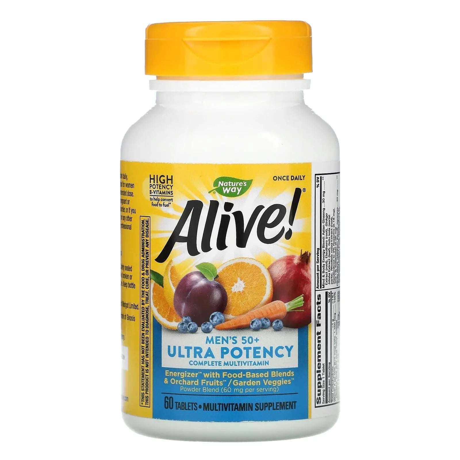 Alive! Once Daily Men's 50+ Ultra - 60 Tablets by Nature's Way Nature's WayAu supplements