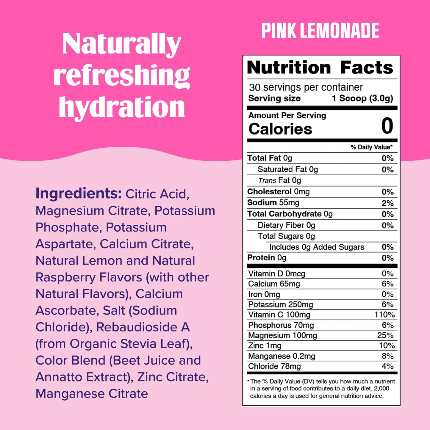 Ultima Replenisher Daily Electrolyte Drink Mix – Pink Lemonade, 30 Serving – Hydration Ultima ReplenisherUS supplements