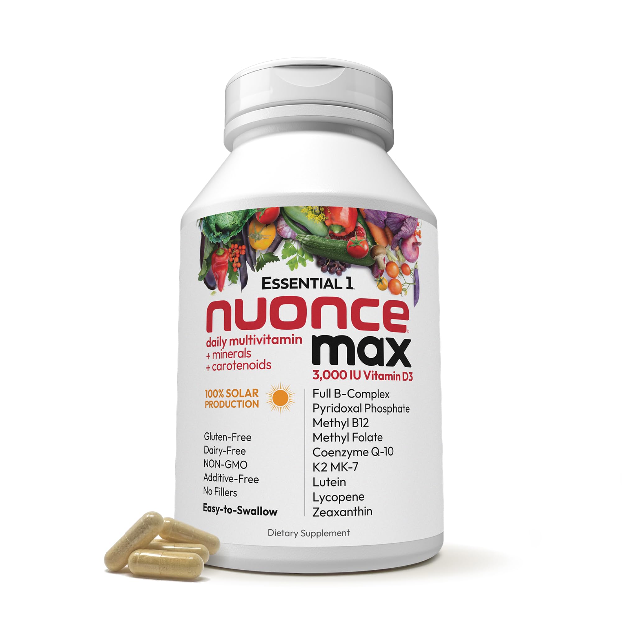 ANDREW LESSMAN Essential-1 nuonce max Multivitamin 3000 IU Vitamin D3 360 Small Capsules. 100 mcg Methyl B12 ANDREW LESSMANAu supplements