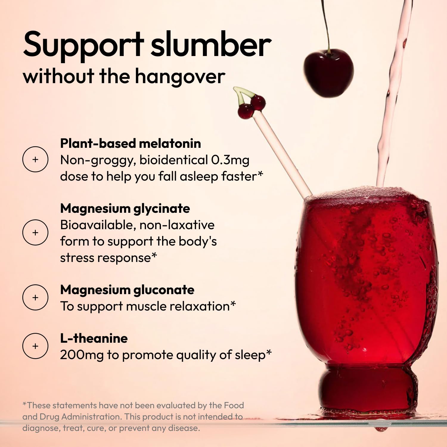 Moon Juice Sleepy Magnesi-Om - Sleep Supplement Powder with Magnesium Glycinate, L-Theanine & Plant-Based Melatonin, Sugar-Free Bedtime Drink Mix for Deep Sleep w/o Grogginess, Cherry, 35 Servings Moon JuiceAu supplements