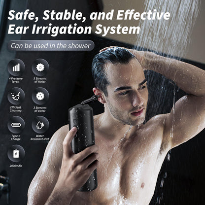 Ear Wax Removal - Electric Ear Irrigation Flushing System - Water Powered Ear LebbtlUS supplements
