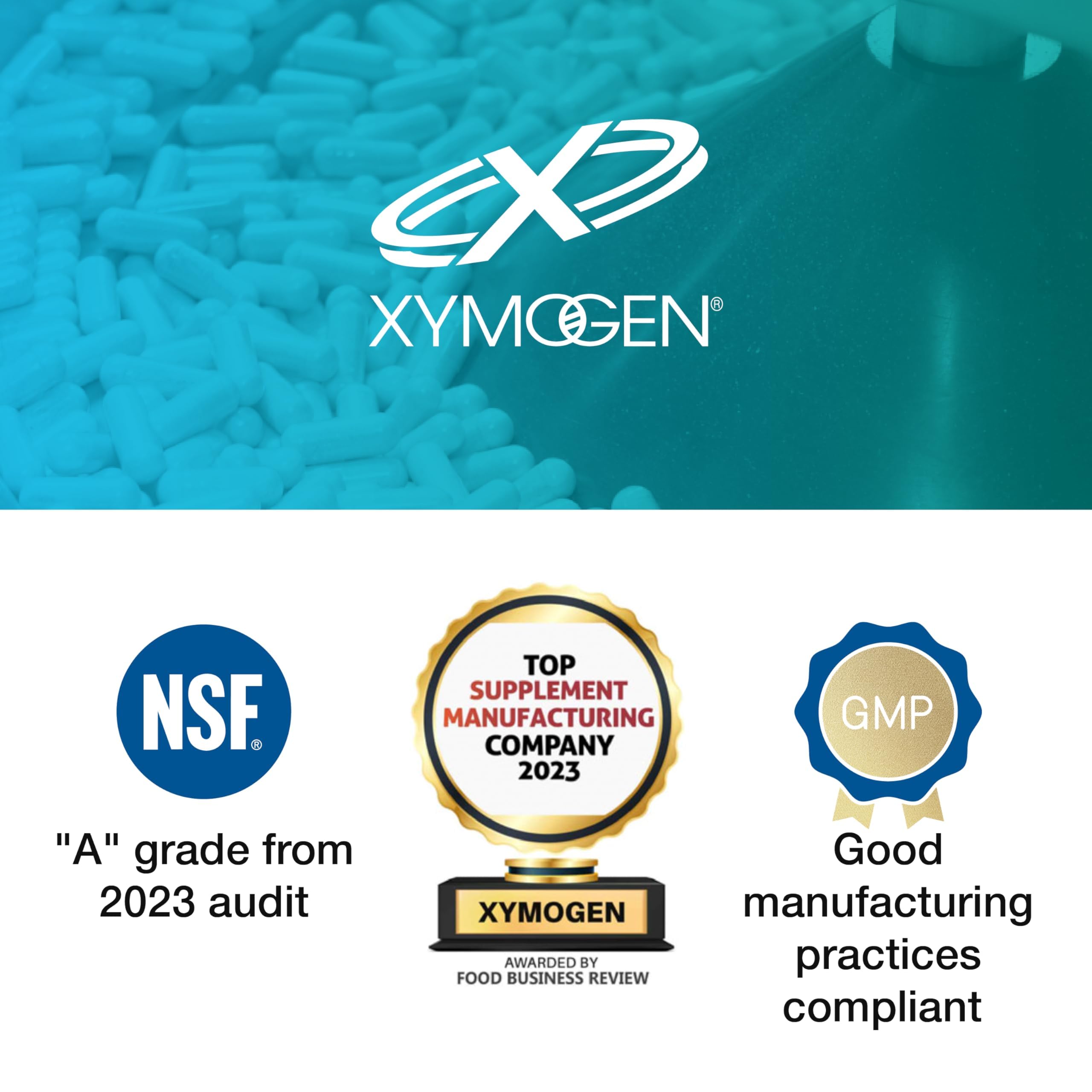 XYMOGEN Saloxicin - Antioxidant Support Supplement - Grape Seed Extract, Pomegranate Fruit & Cranberry Supplement - White Willow Bark & Boswellia Extract - 120 Capsules XYMOGENAu supplements
