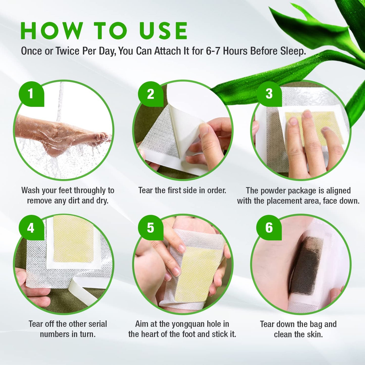 Foot Paches, Premium Deep Cleansing Foot Pads, Bamboo Foot Paches RanthermUS supplements