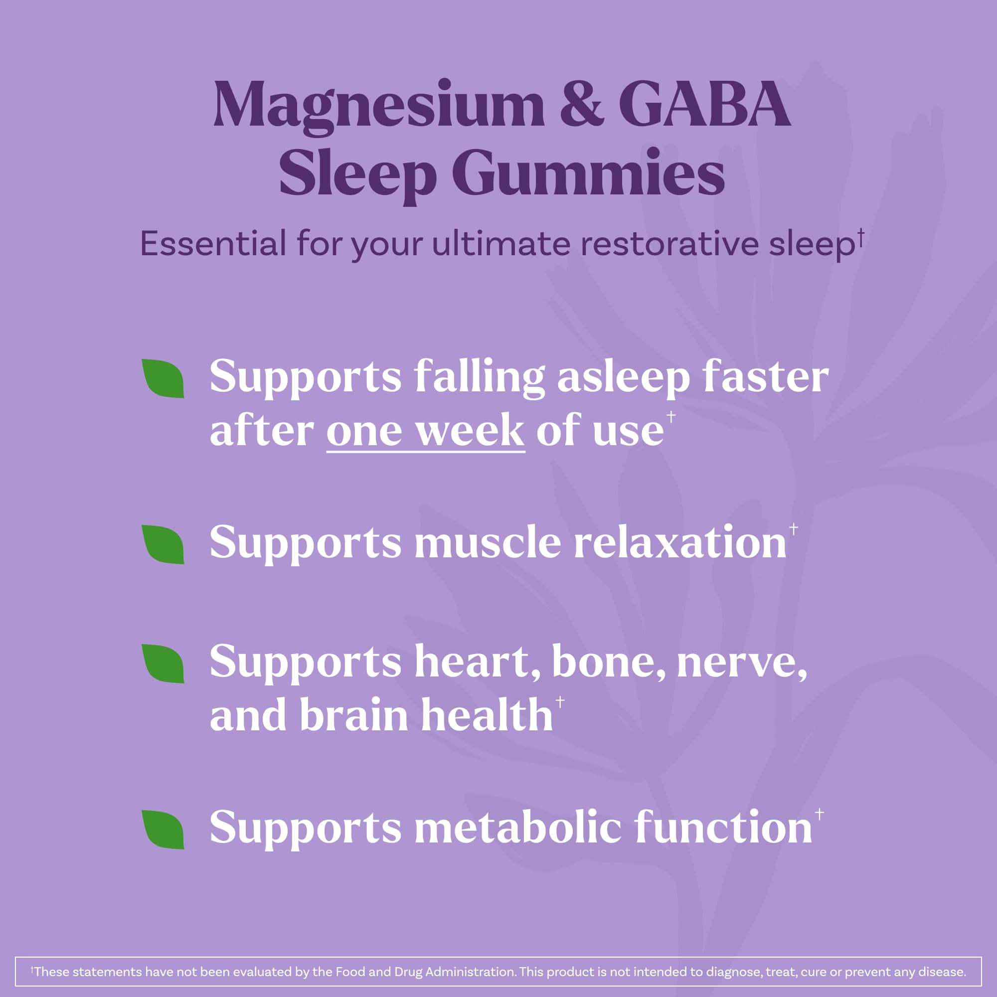 Natrol Sleep & Restore Magnesium Glycinate Blend Gummies, Magnesium for Sleep Aids for Adults, Melatonin-Free, Cherry Flavored, 30 Day Supply NatrolAu supplements