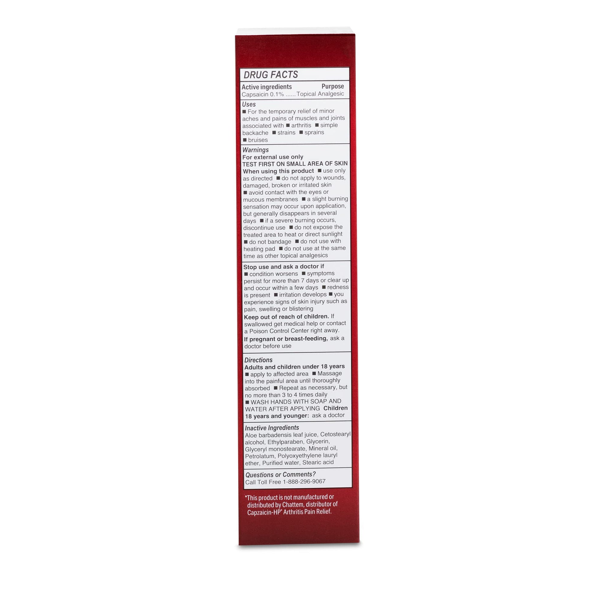 Globe (3 Pack) Capsaicin 0.1% High Potency Pain Relief Cream, Unscented (2 oz) Deep Penetrating Relief from: Arthritis, Muscle, Joint and Back Pain GlobeAu supplements