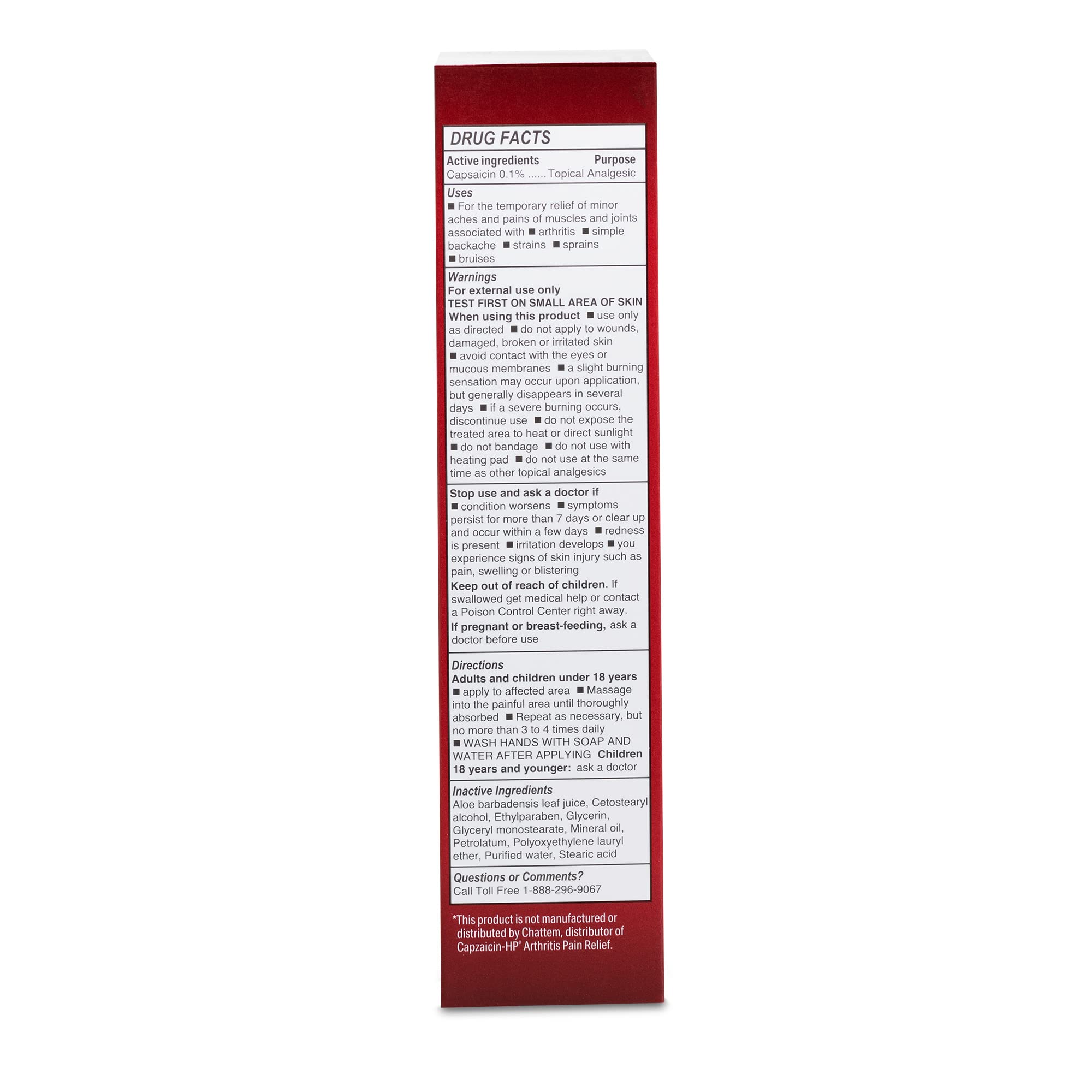Globe (3 Pack) Capsaicin 0.1% High Potency Pain Relief Cream, Unscented (2 oz) Deep Penetrating Relief from: Arthritis, Muscle, Joint and Back Pain GlobeAu supplements
