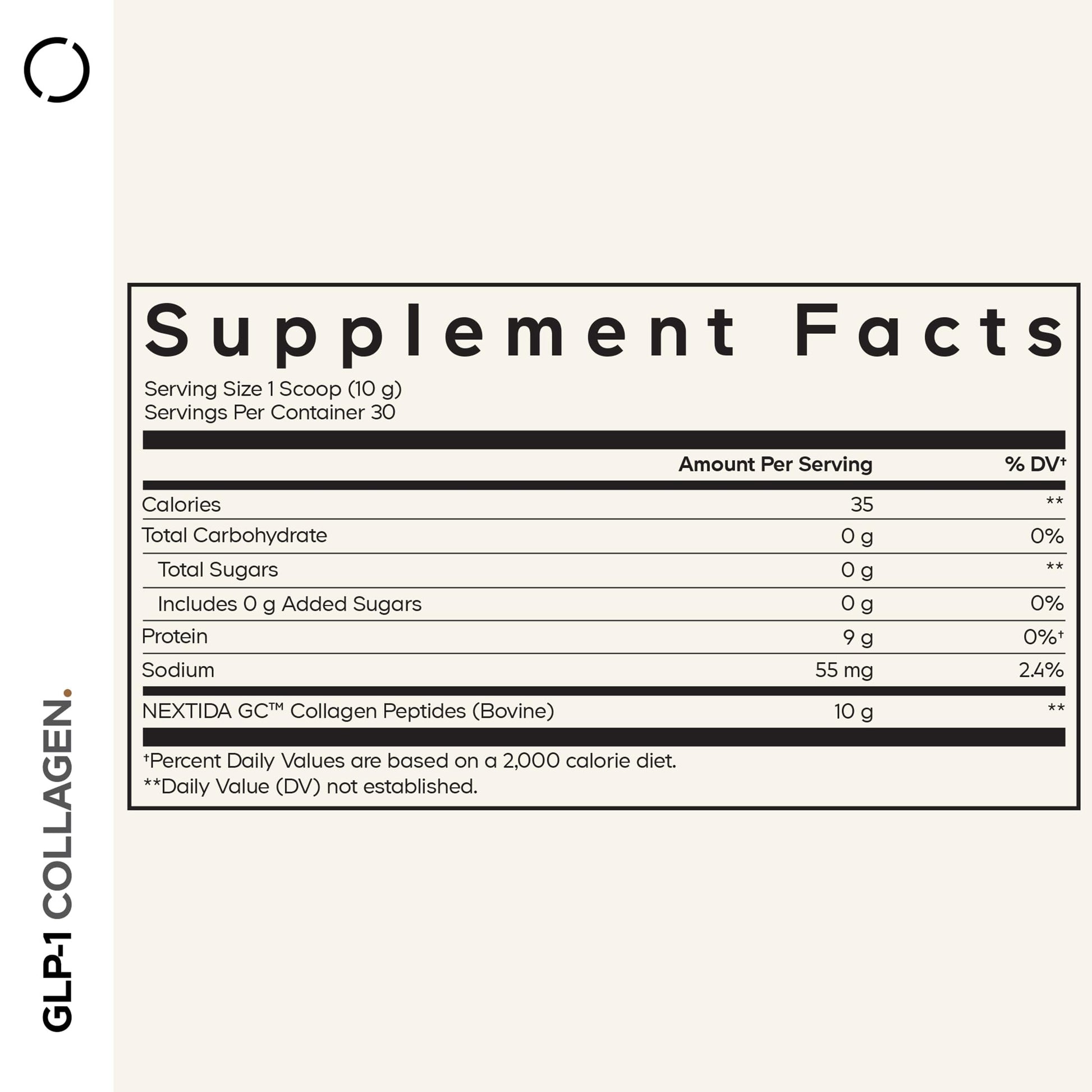 Codeage GLP-1 Collagen Powder Supplement - Nextida GC Collagen Peptides - GLP 1 Support - Hydrolyzed, Grass-Fed, Type I & III, Unflavored - Non-GMO, Gluten-Free, Dairy-Free - 10.58 Oz CodeageAu supplements