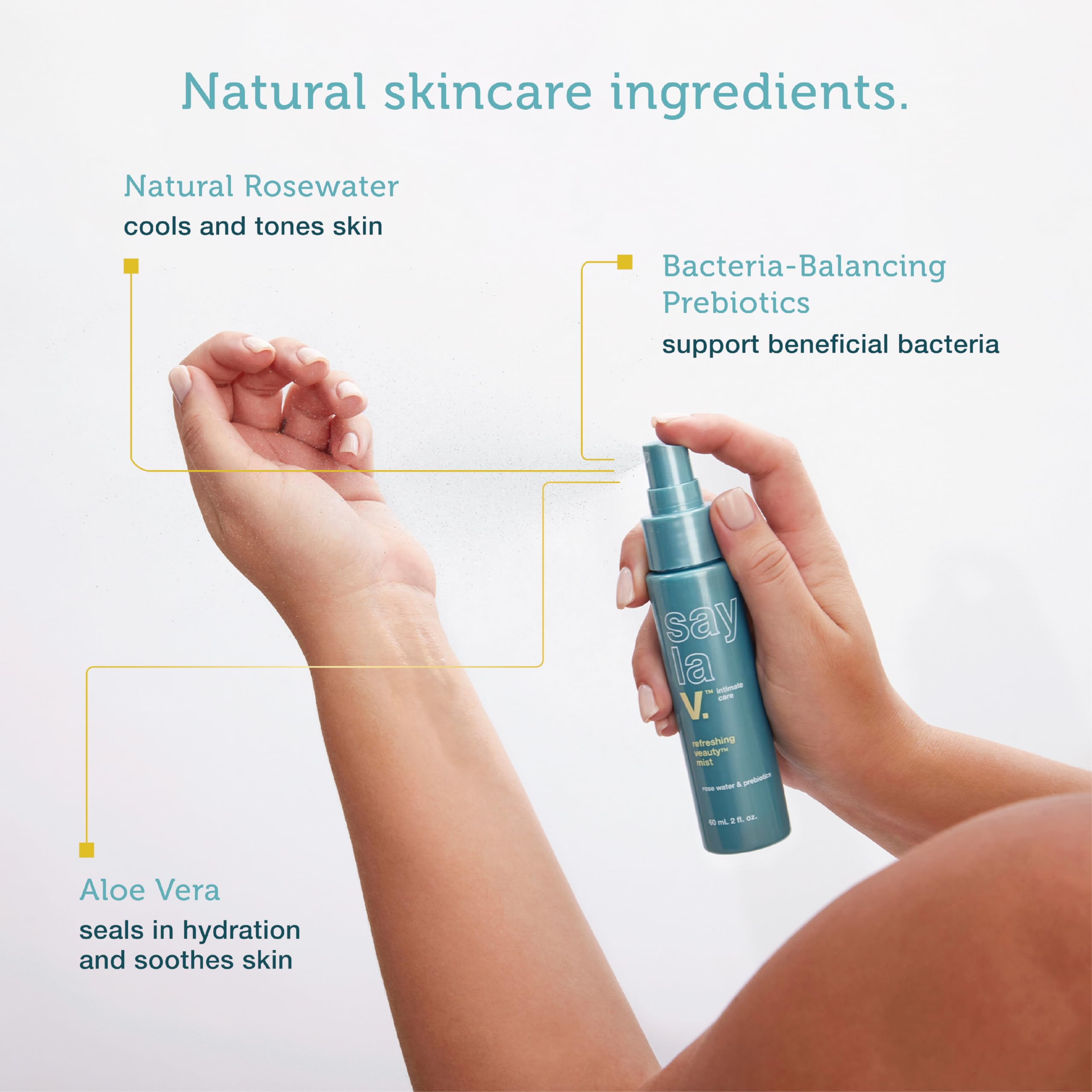 say la V. Refreshing Veauty Mist, pH Balanced, Feminine Hygiene Spray to Neutralize Vulva Odor SAY LA VAu supplements