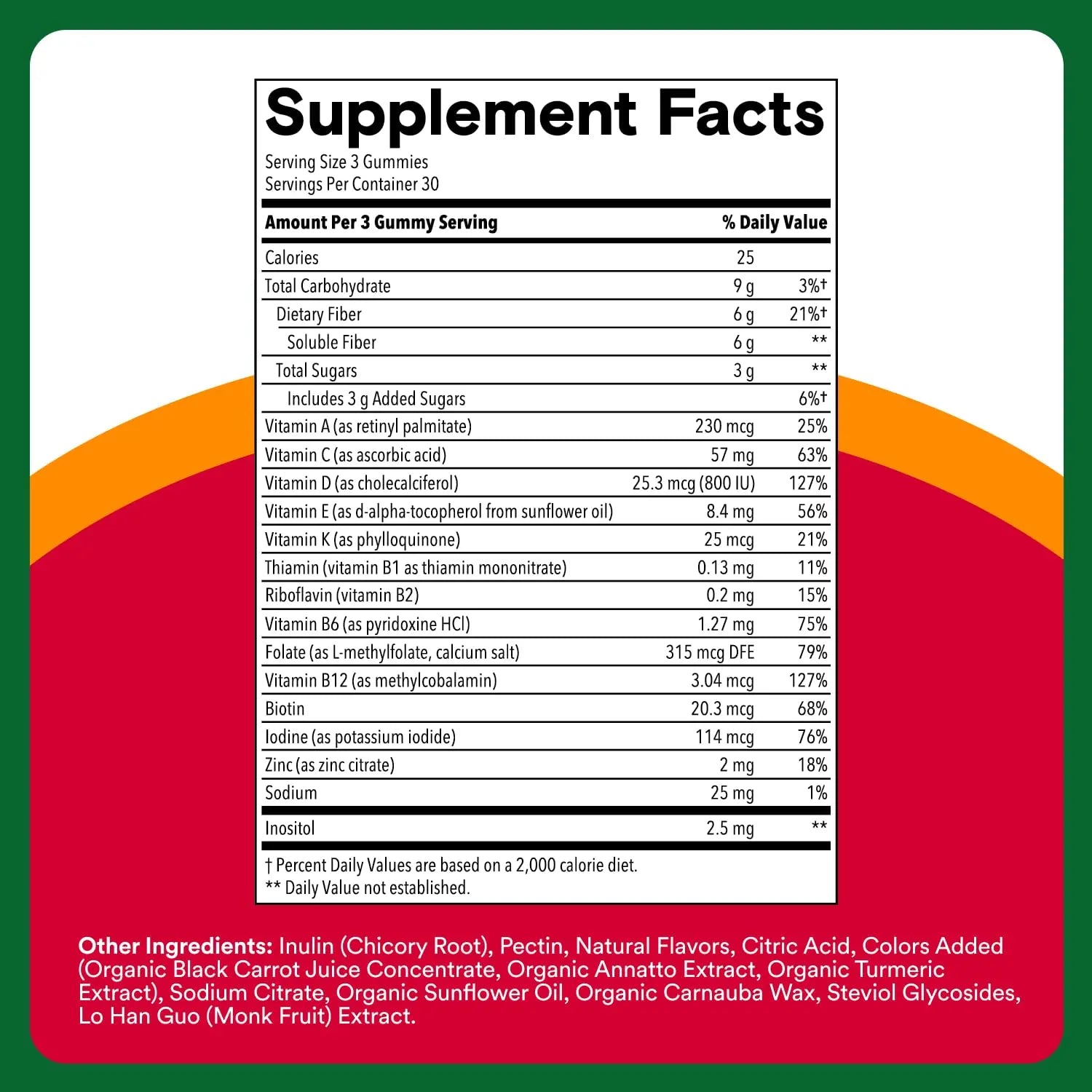SmartyPants Fiber Supplement & Multivitamin for Men & Women - Improved Formula: Prebiotic Fiber Gummies with Omega 3 (DHA/EPA), Vitamin D3, C, Vitamin B12, B6, A, K & Zinc, 90 Count (30 Day Supply) SmartyPantsAu supplements