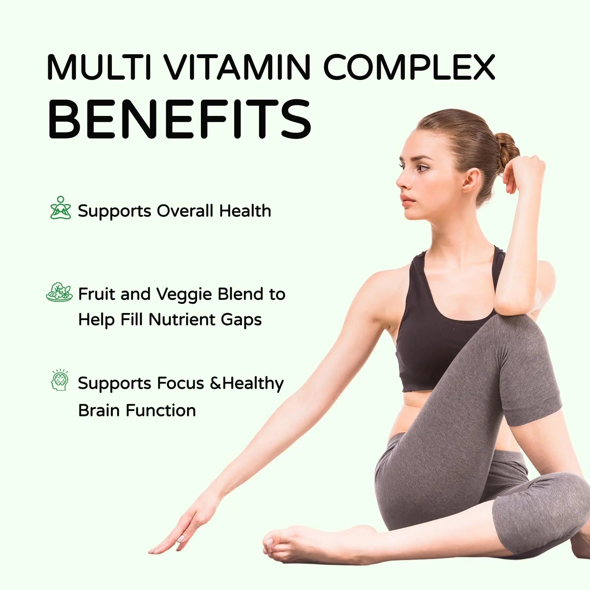 HERB PURE Multi Vitamin Complex Daily Multivitamin for Men and Women – 28 Essential Vitamins & Minerals with Active Vitamins, Superfood Blend, Alpha GPC HERB PUREAu supplements