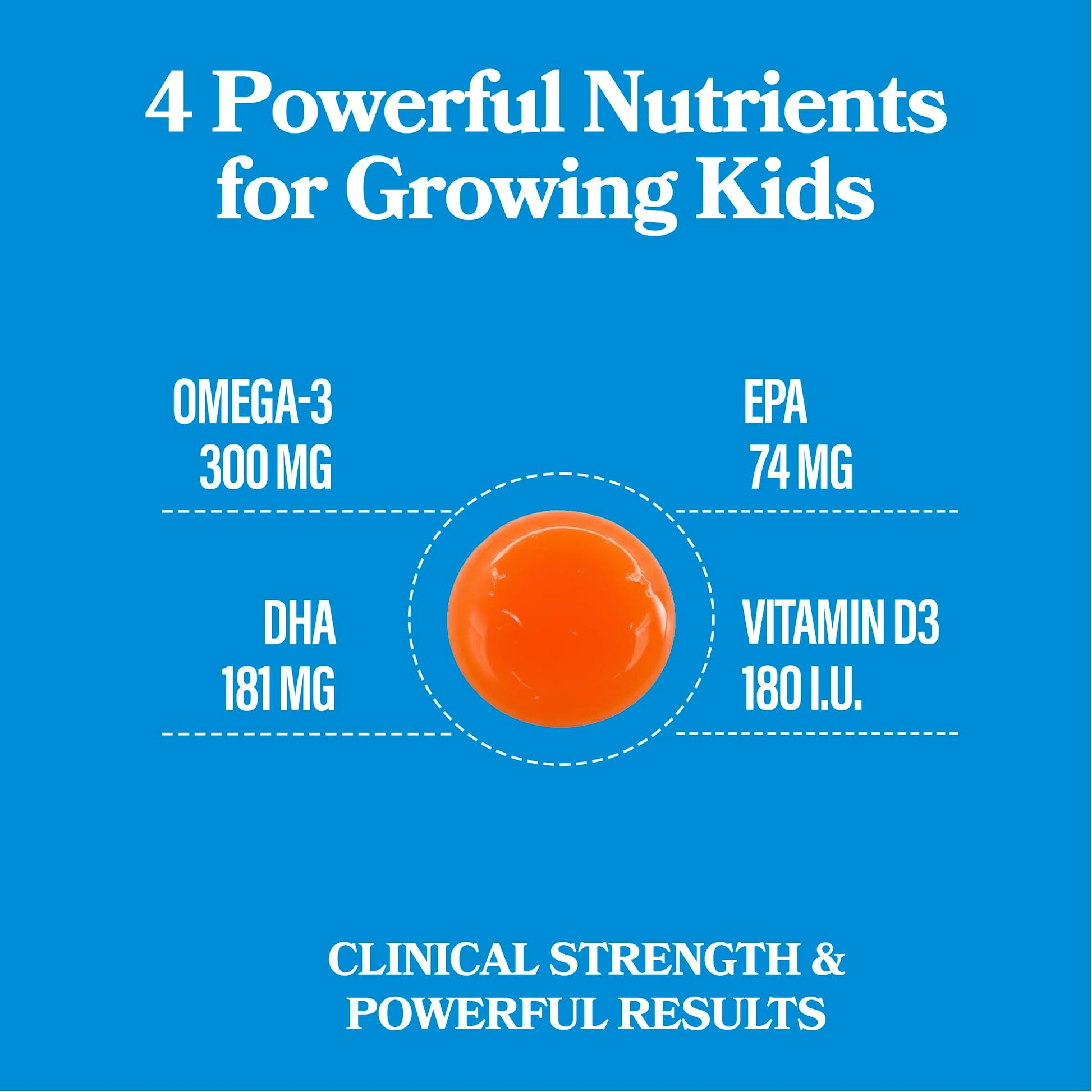 DAIKEN High Concentration Kids Fish Oil Omega-3 Gummies, No Sugar Added, Individually Wrapped, 300 mg Omega-3 (DHA & EPA) with Vitamin D3 for Kid, 30 Count, Tropical Fruit Flavor, Norwegian Sourced DAIKENAu supplements