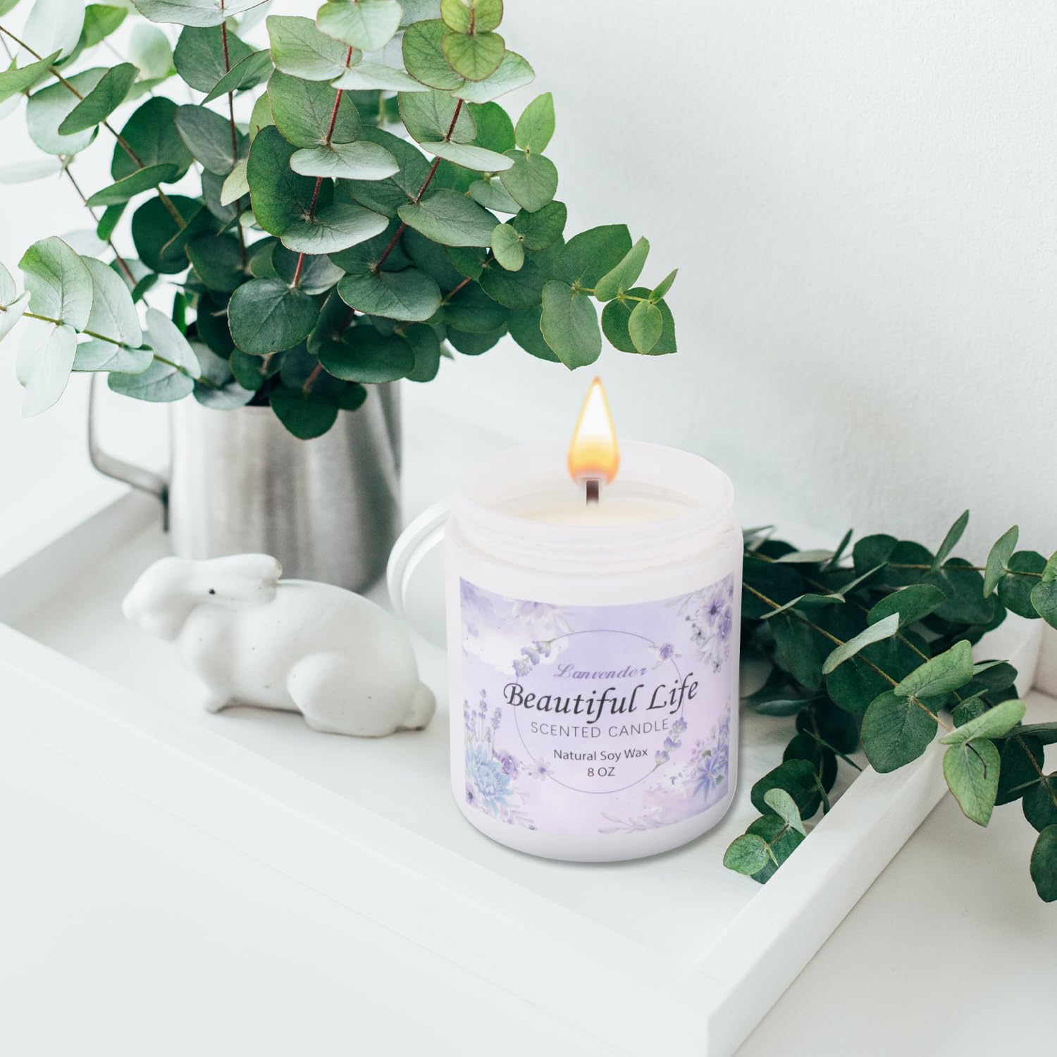 AMIDONSO Lavender Candles for Home Scented,8 oz Aromatherapy Candles Gift,45 Hour Long AMIDONSOAu supplements
