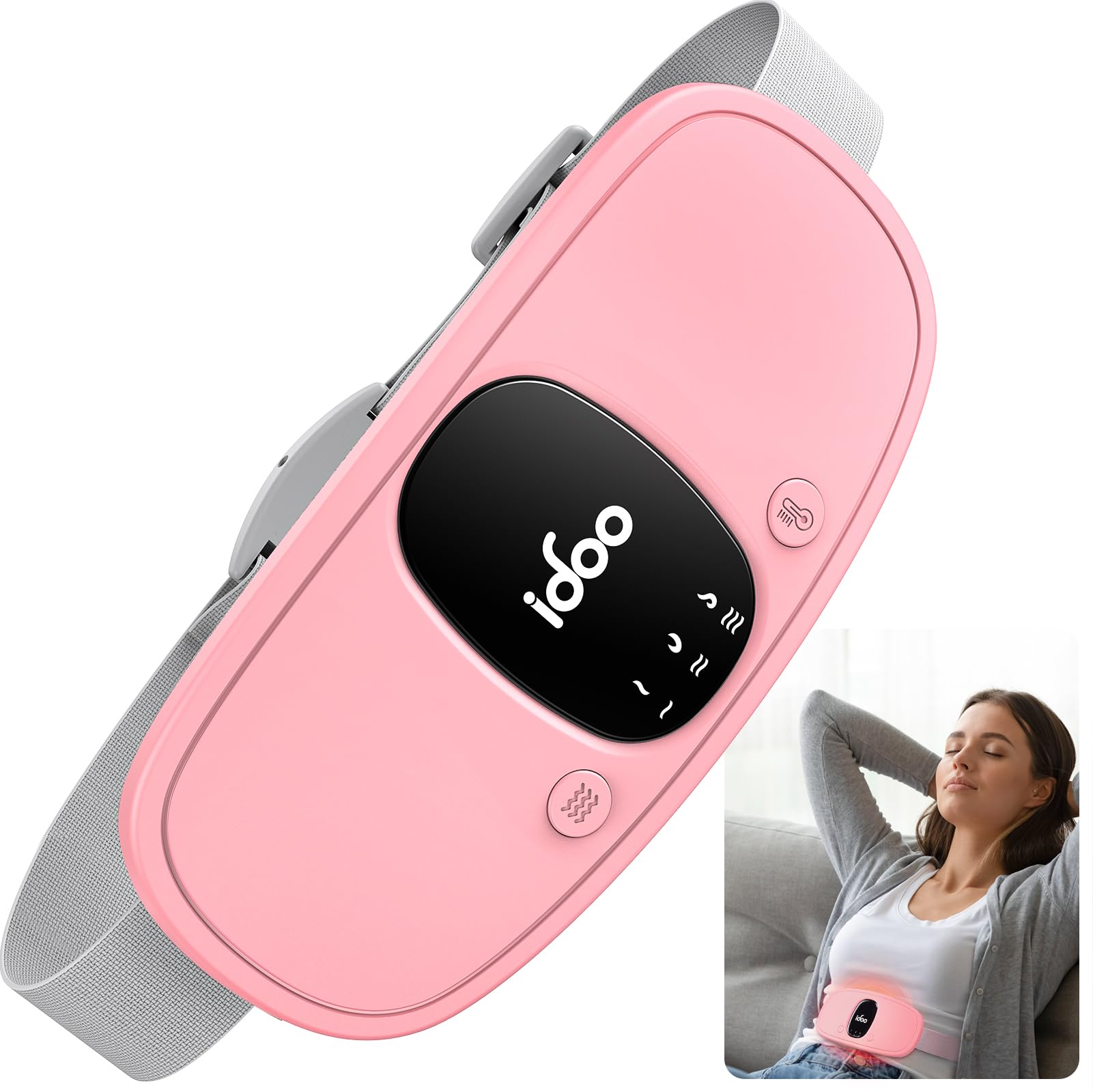 FSA HSA Eligible Portable Cordless Menstrual Heating Pad, iDOO Period Heating Pads iDOOAu supplements