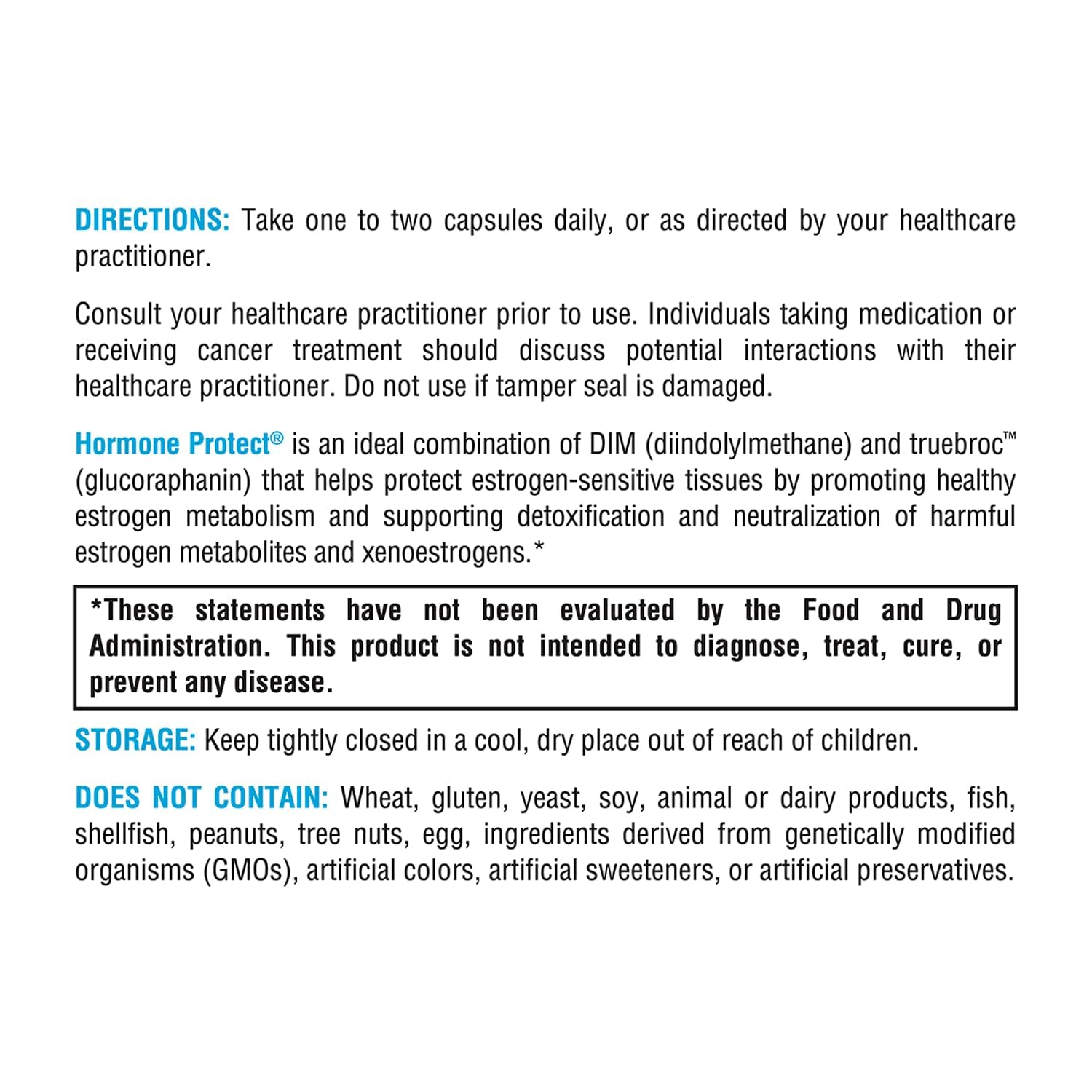 XYMOGEN Hormone Protect - Dim Supplements for Women with Glucoraphanin from Broccoli Extract - Promote Detoxification, Balance & Protect Estrogen Sensitive Tissues in The Breast & More (60 Capsules) XYMOGENAu supplements