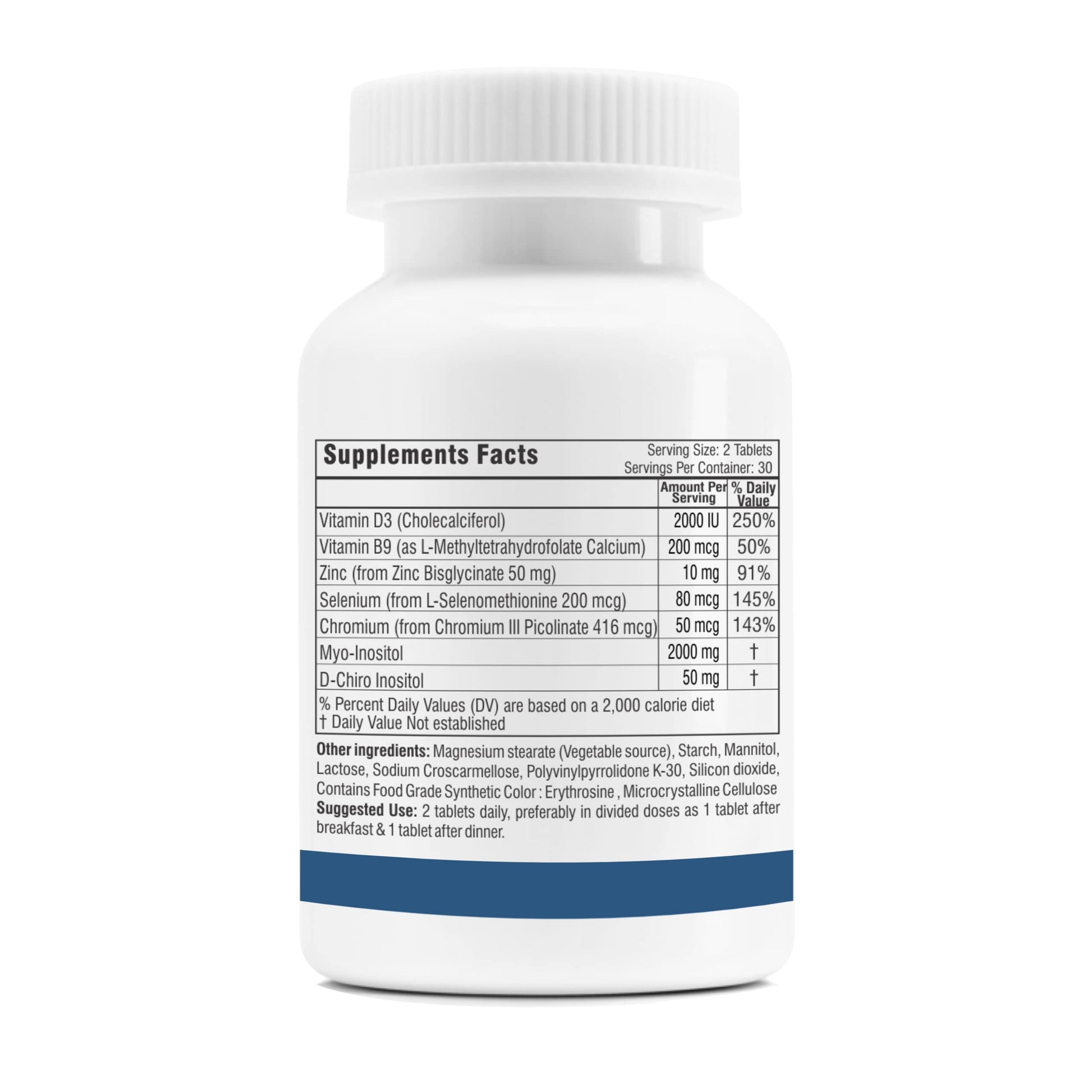 Trexgenics SYNERGISTIC & ADVANCED PCOS Support Myo-Inositol 1000 mg, D-Chiro TrexgenicsUS supplements