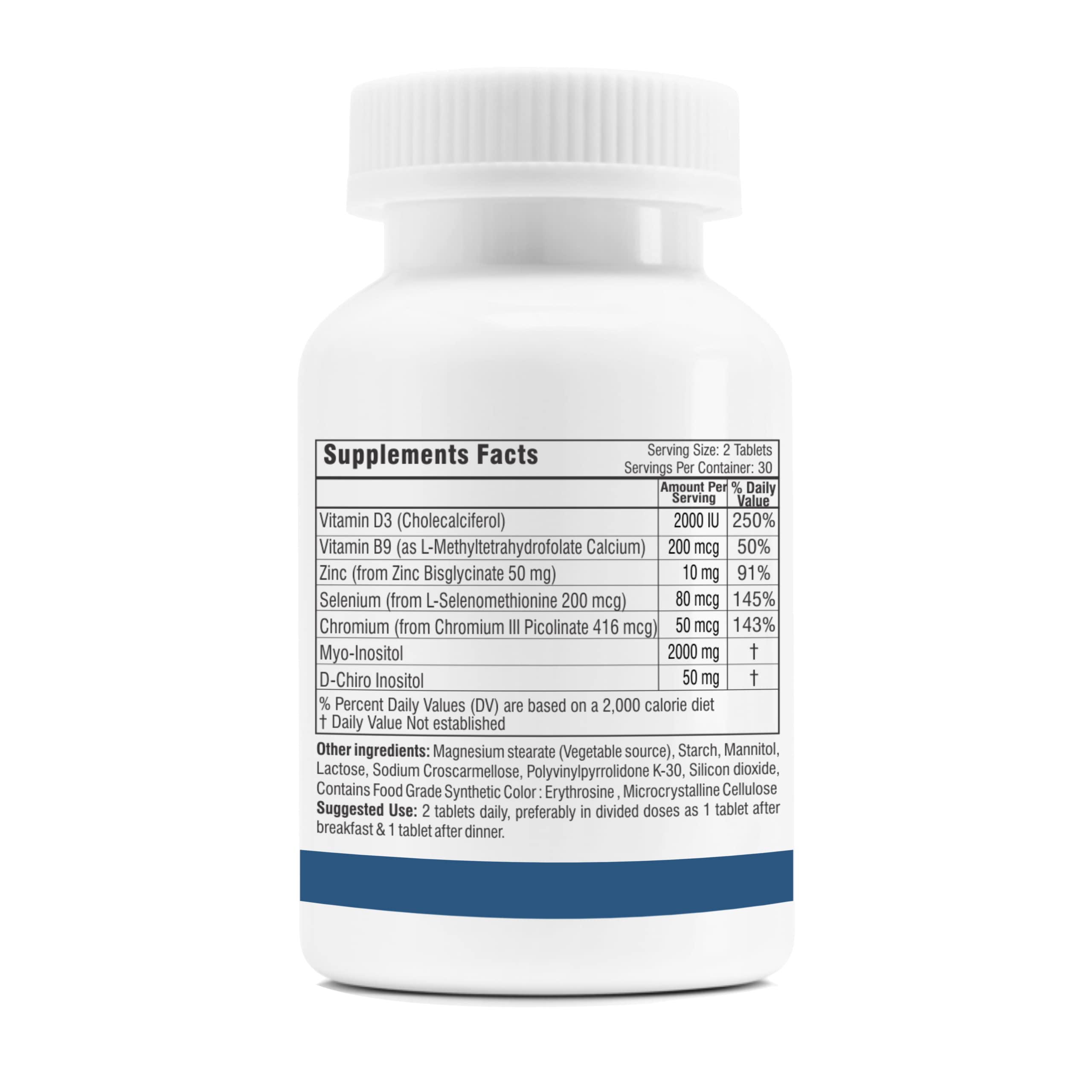 Trexgenics SYNERGISTIC & ADVANCED PCOS Support Myo-Inositol 1000 mg, D-Chiro TrexgenicsUS supplements