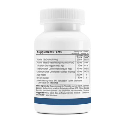 Trexgenics SYNERGISTIC & ADVANCED PCOS Support Myo-Inositol 1000 mg, D-Chiro TrexgenicsUS supplements