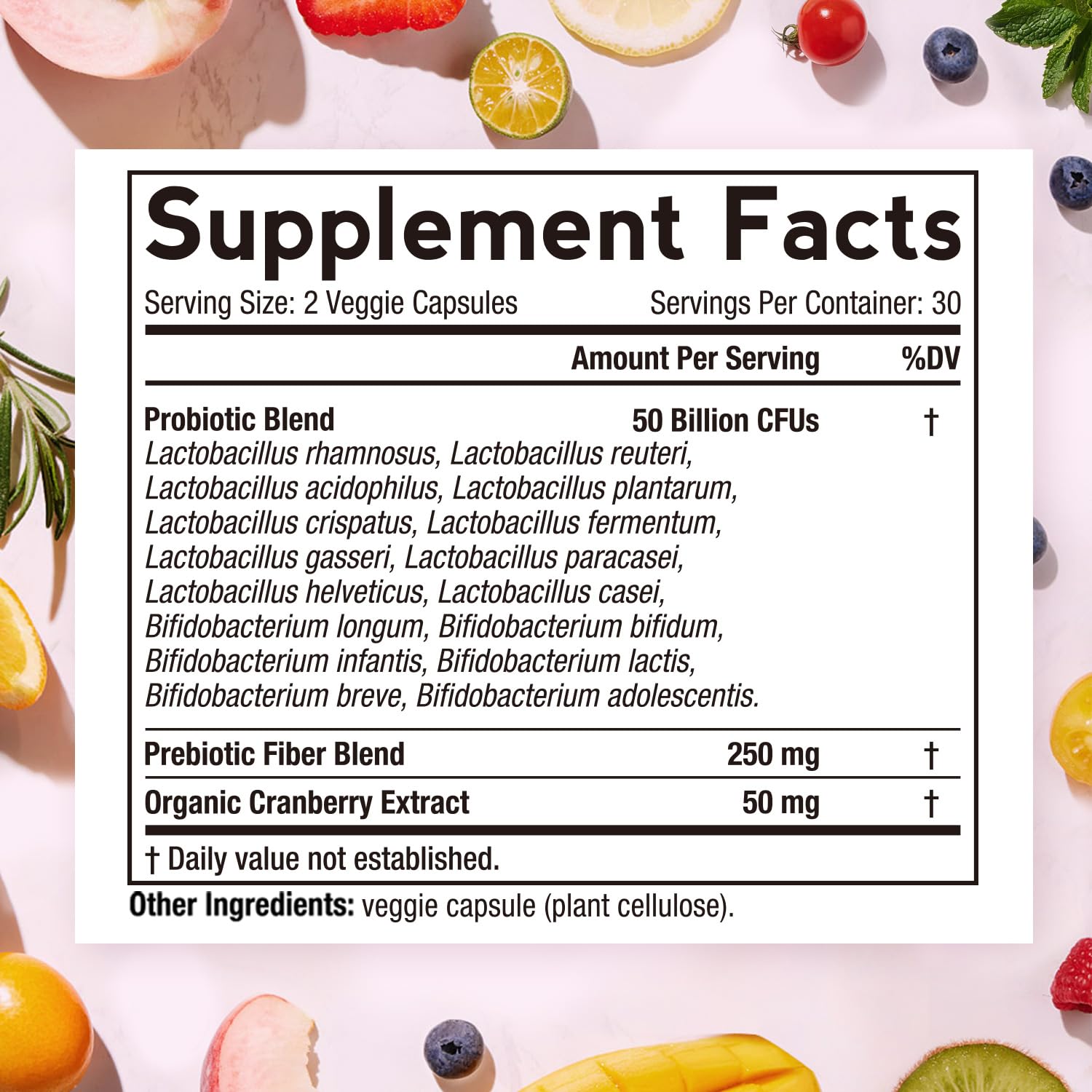 Doctor's Recipes Women's Probiotics, 50 Billion CFU 16 Strains, with Organic Prebiotics Doctor's RecipesAu supplements