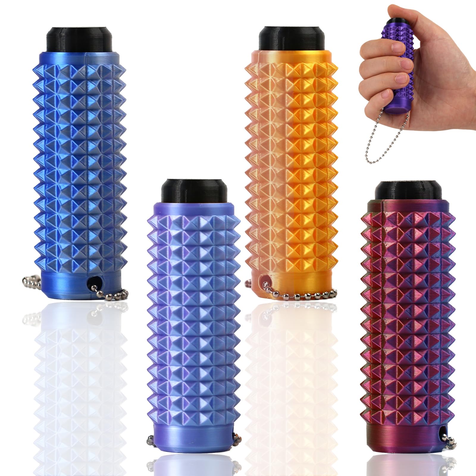 Little Ouchies Pain Fidget Clicker Toy, 3D Printed Sensory Fidget Toys Adults, Anxiety Relief Items Fidget, Stress Relief Gifts for Men Women (4Pcs-2A) Tino hiahiaAu supplements