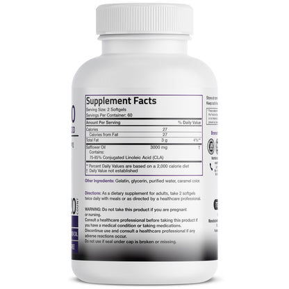 Bronson CLA 3000 Extra High Potency Supports Healthy Weight Management Lean Muscle Mass Non-Stimulating BronsonUS supplements
