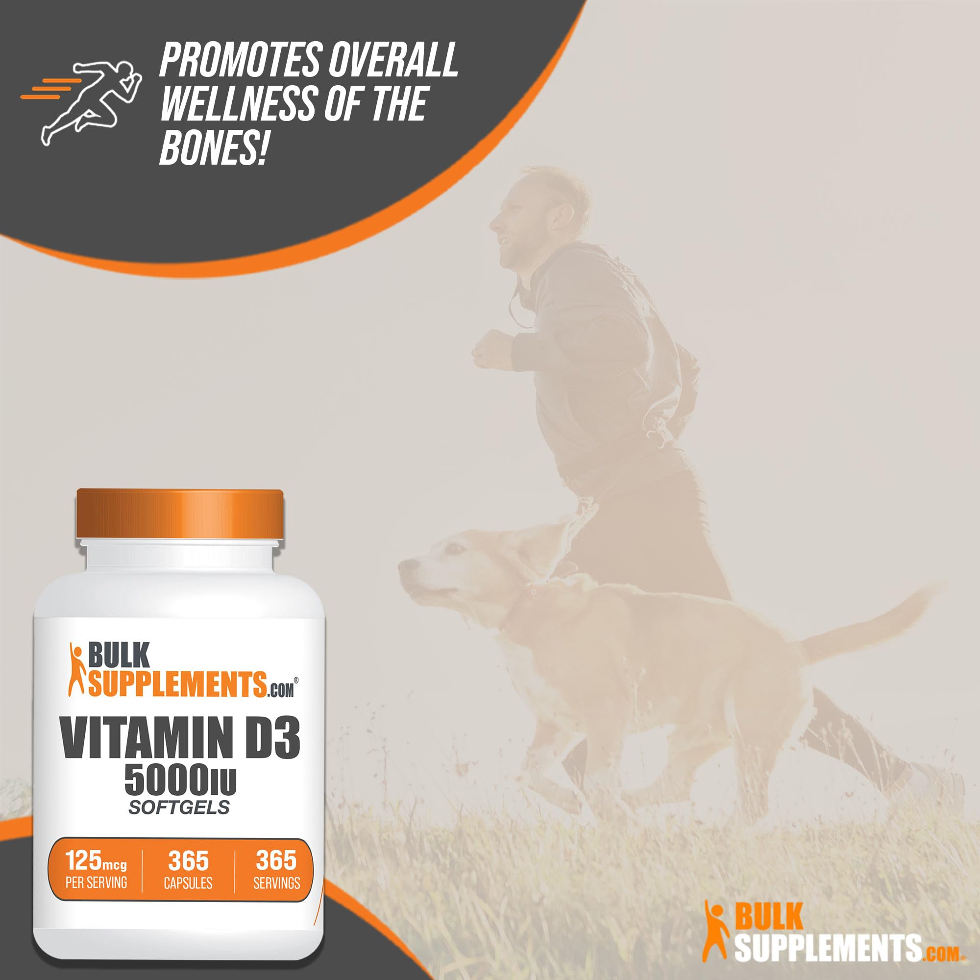 BULKSUPPLEMENTS.COM Vitamin D3 5000IU Softgels - Cholecalciferol, D3 Supplement BULKSUPPLEMENTS.COMUS supplements