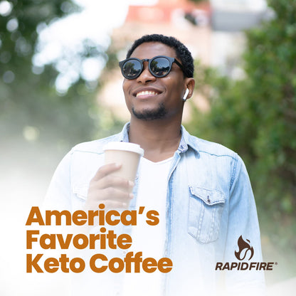 Rapidfire French Vanilla Ketogenic High Performance Keto Coffee Pods, Supports Energy Rapid FireUS supplements