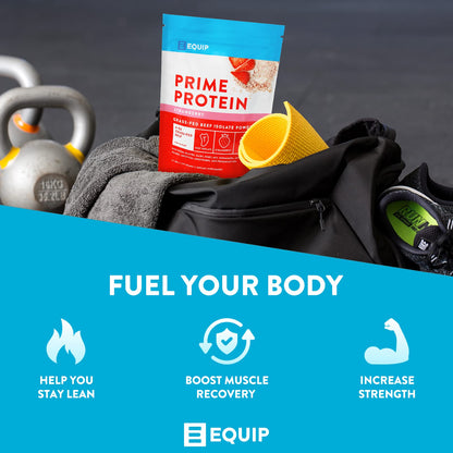 Equip Foods Prime Protein - Grass-Fed Beef Protein Powder Isolate -Paleo and Keto EquipUS supplements