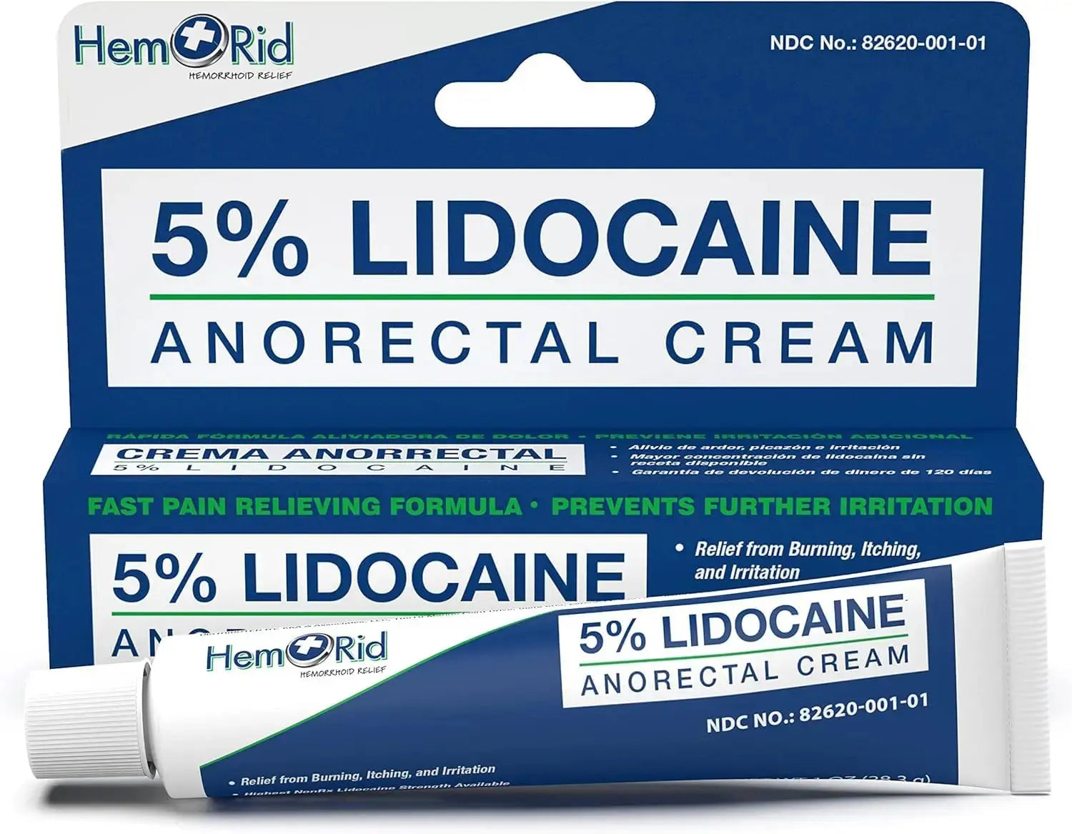HemRid Maximum Strength Lidocaine Cream for Pain Management. Fast-Acting Hemorrhoid Solution with 5% Lidocaine. Instant Anal Itch and Numbing Effect HemRidAu supplements
