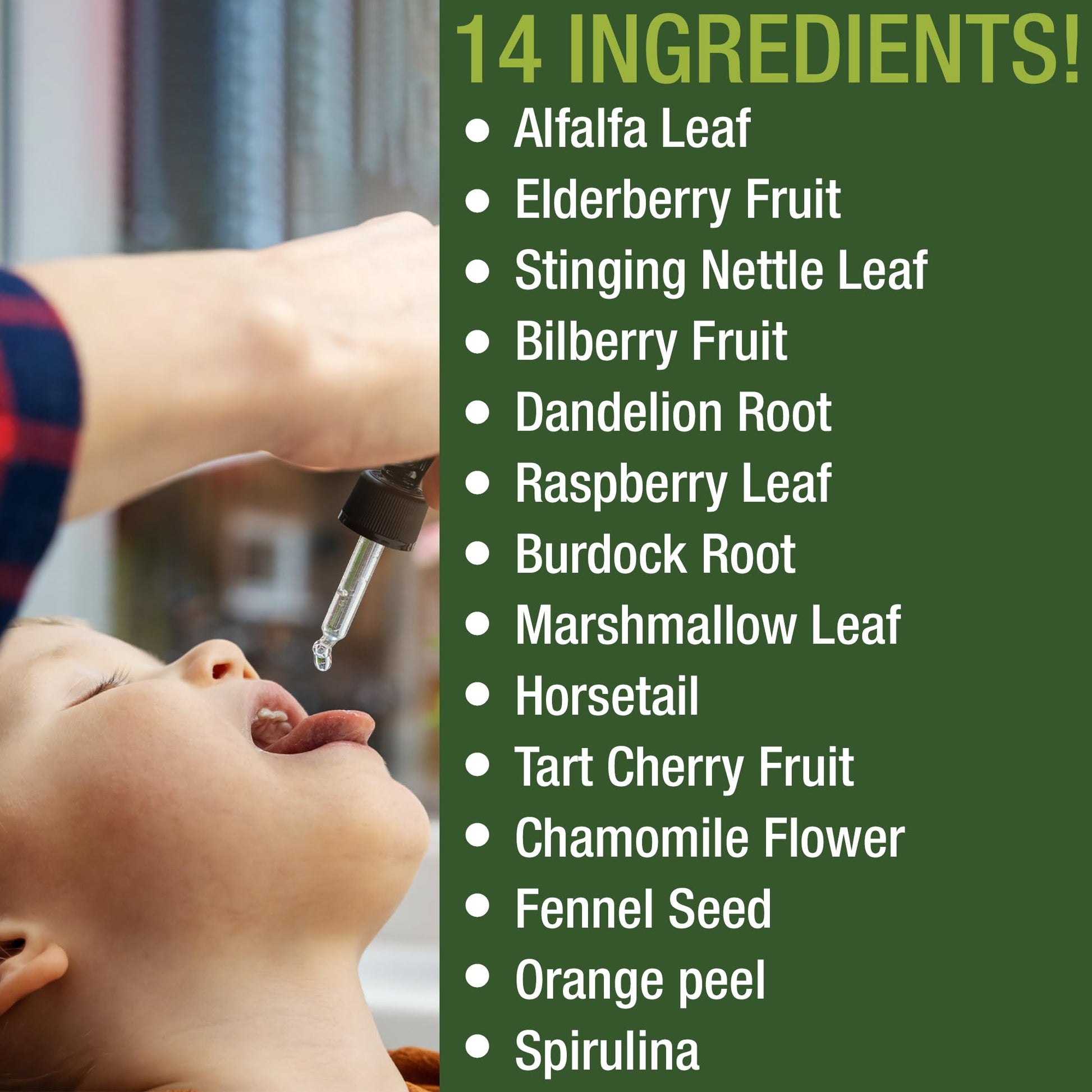Kids Vitamins from Herbs. Liquid Kids Herbal Multivitamin. No Bitter Taste. Sugar Free 14-in-1 Vegan Supplement Drops for Toddlers, Children, Teens. Mixed in Water They Won't Even Taste It Peak PerformanceAu supplements