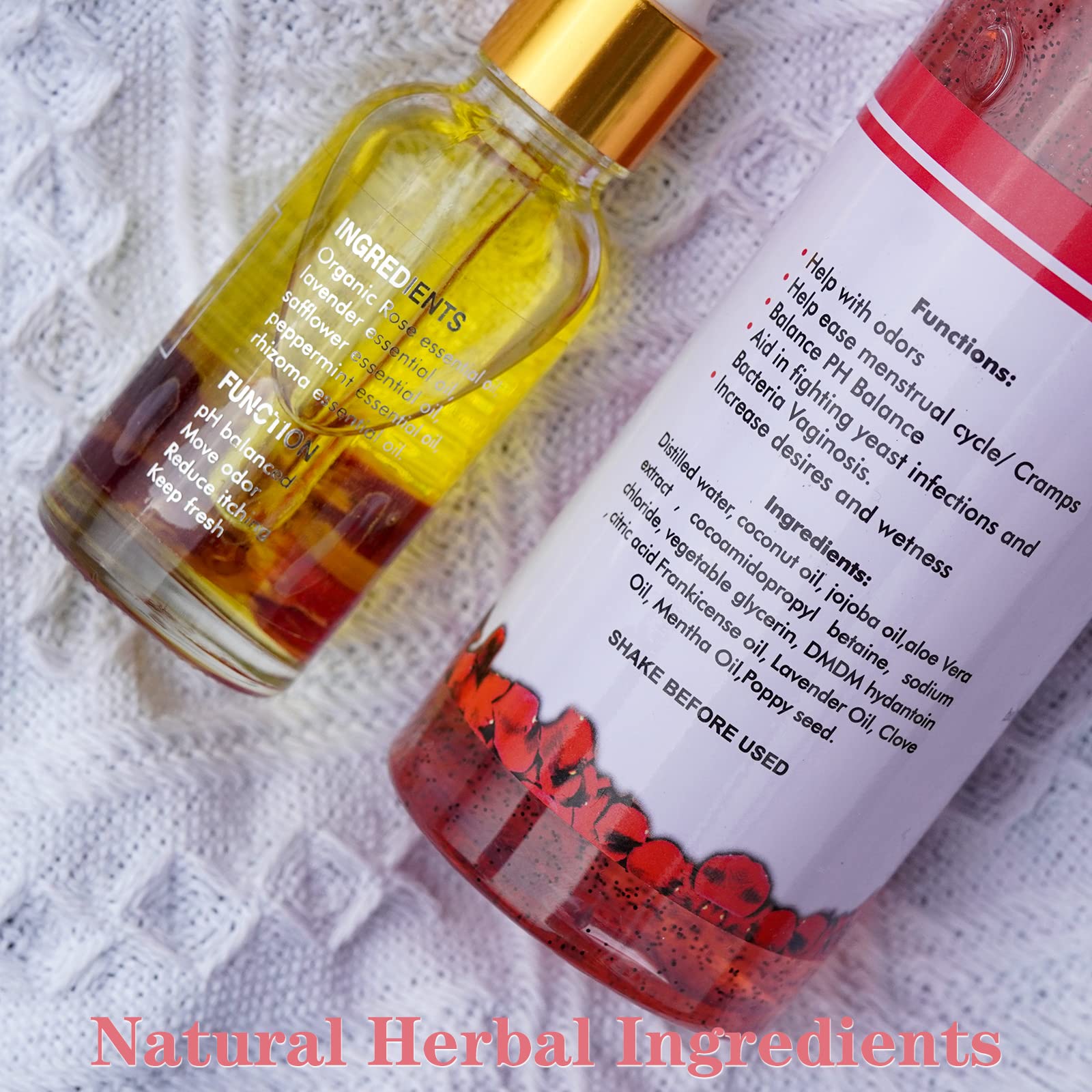 forvirness Feminine Wash & Natural Yoni Oil Set, Vaginal Wash with Cleaning Factor - Remove Odor forvirnessAu supplements