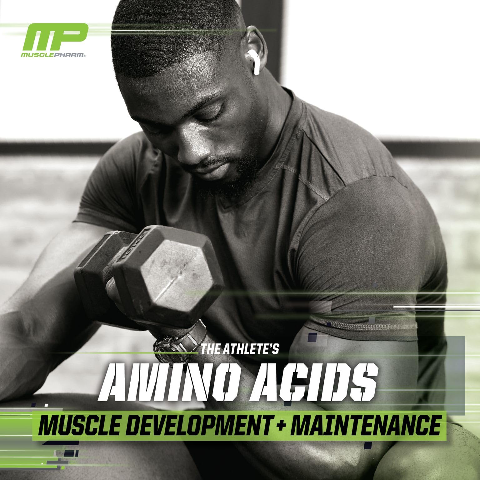MusclePharm Essentials BCAA Powder, Pre & Post Workout Recovery Drink, Supports Muscle PharmUS supplements