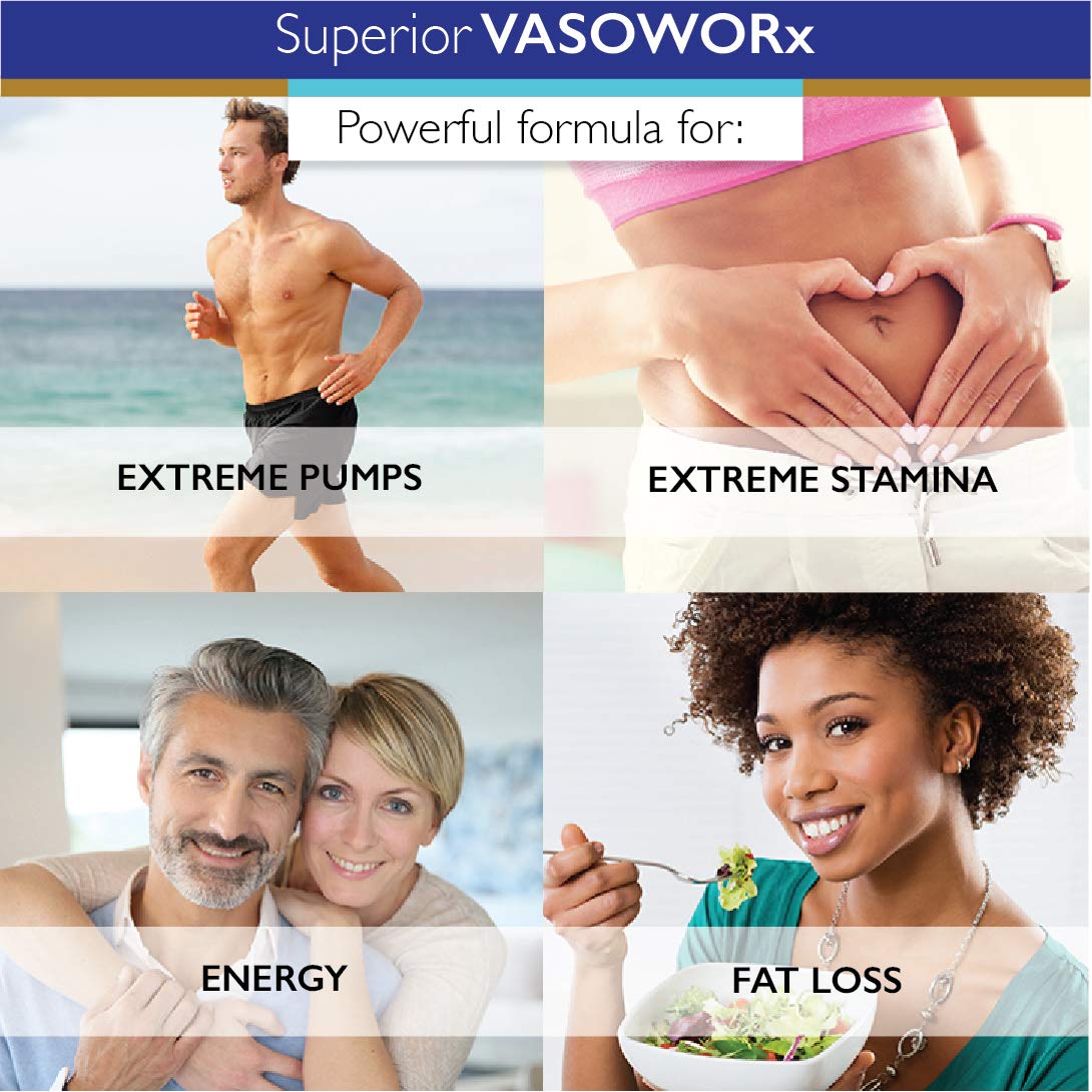 Superior Labs – VASOWORx  – Nitric Oxide Supplement – Extra Strength - 1,600 mg Superior LabsUS supplements
