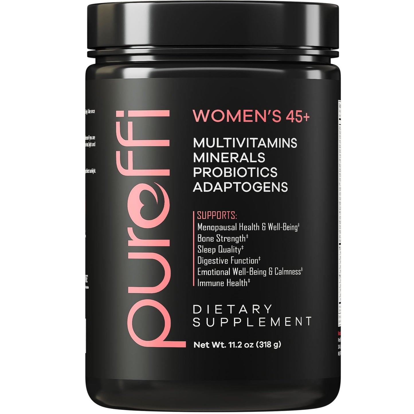 Pureffi Women’s 45+ All-in-One Multivitamin Powder, 33 Ingredients, Menopausal Well-Being Support, Probiotics for Digestive Support PureffiUS supplements