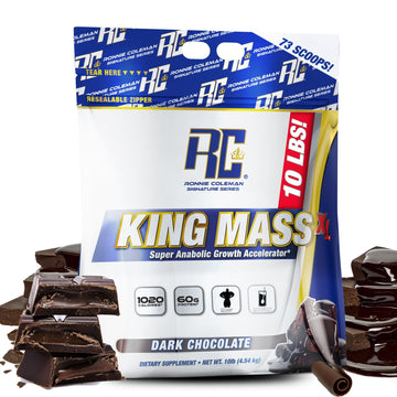 Ronnie Coleman Signature Series King Mass XL Mass Gainer Protein Powder, Muscle Ronnie Coleman Signature SeriesUS supplements