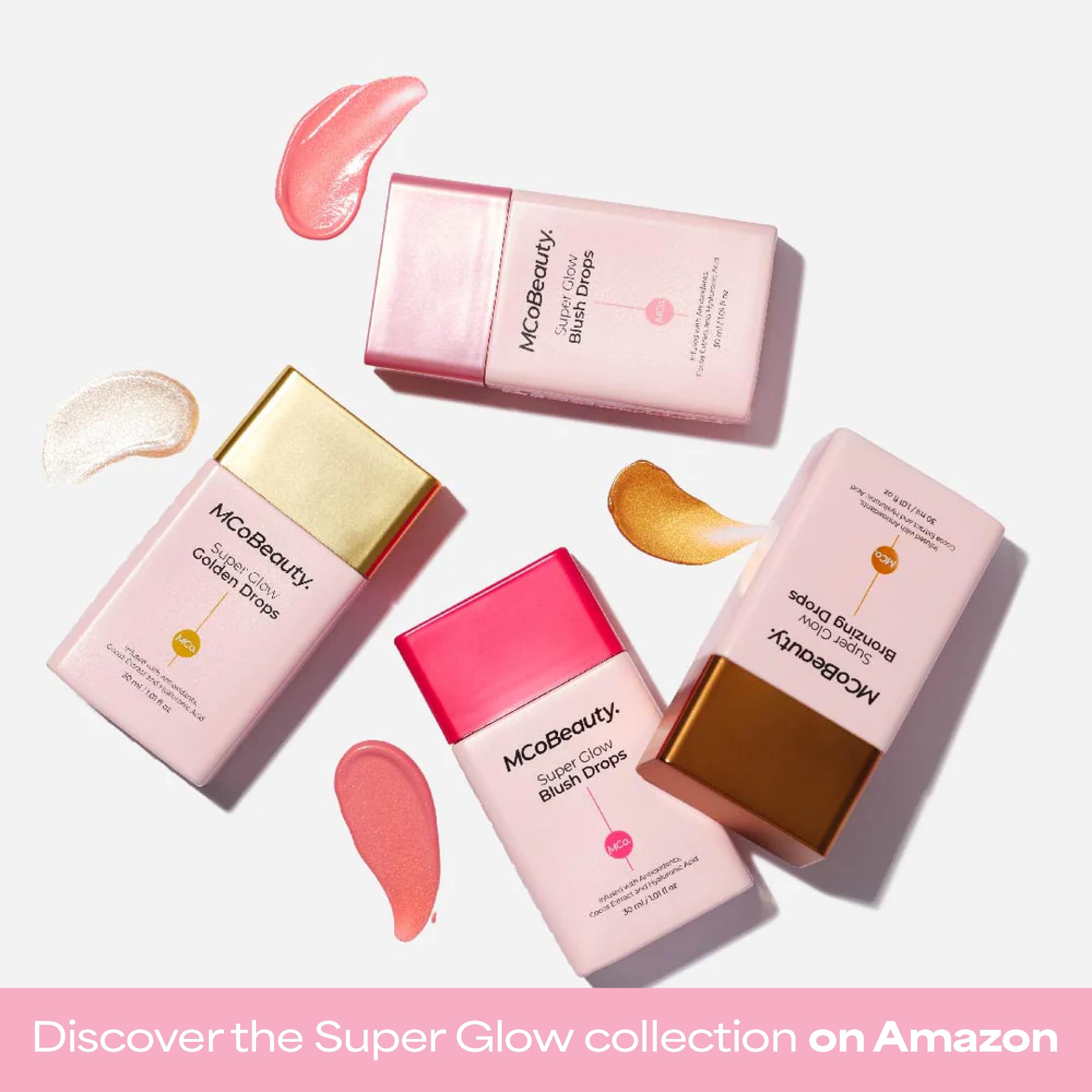MCoBeauty - Super Glow Bronzing Drops - Effortless Face Tan with Shimmer Formula - Face Care, Bronze Drops - Contains Hyaluronic Acid, White Tea Extract, Cocoa Extract and More MCoBeautyAu supplements