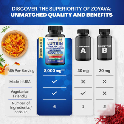 Zoyava Sea Moss 16-in-1 and Lutein 6-in-1 Bundle ZoyavaUS supplements