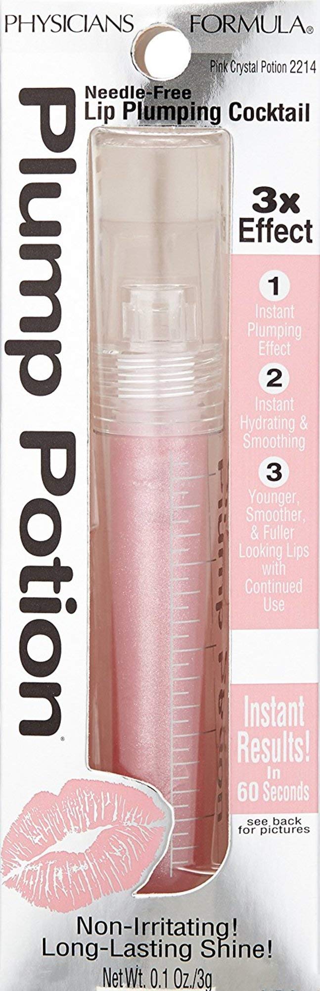 Physicians Formula Plump Potion™ Needle-Free Lip Plumping Cocktail Lip Gloss, Pink Crystal Potion, Hypoallergenic, Fragrance Free, Dermatologist Approved Physicians FormulaAu supplements