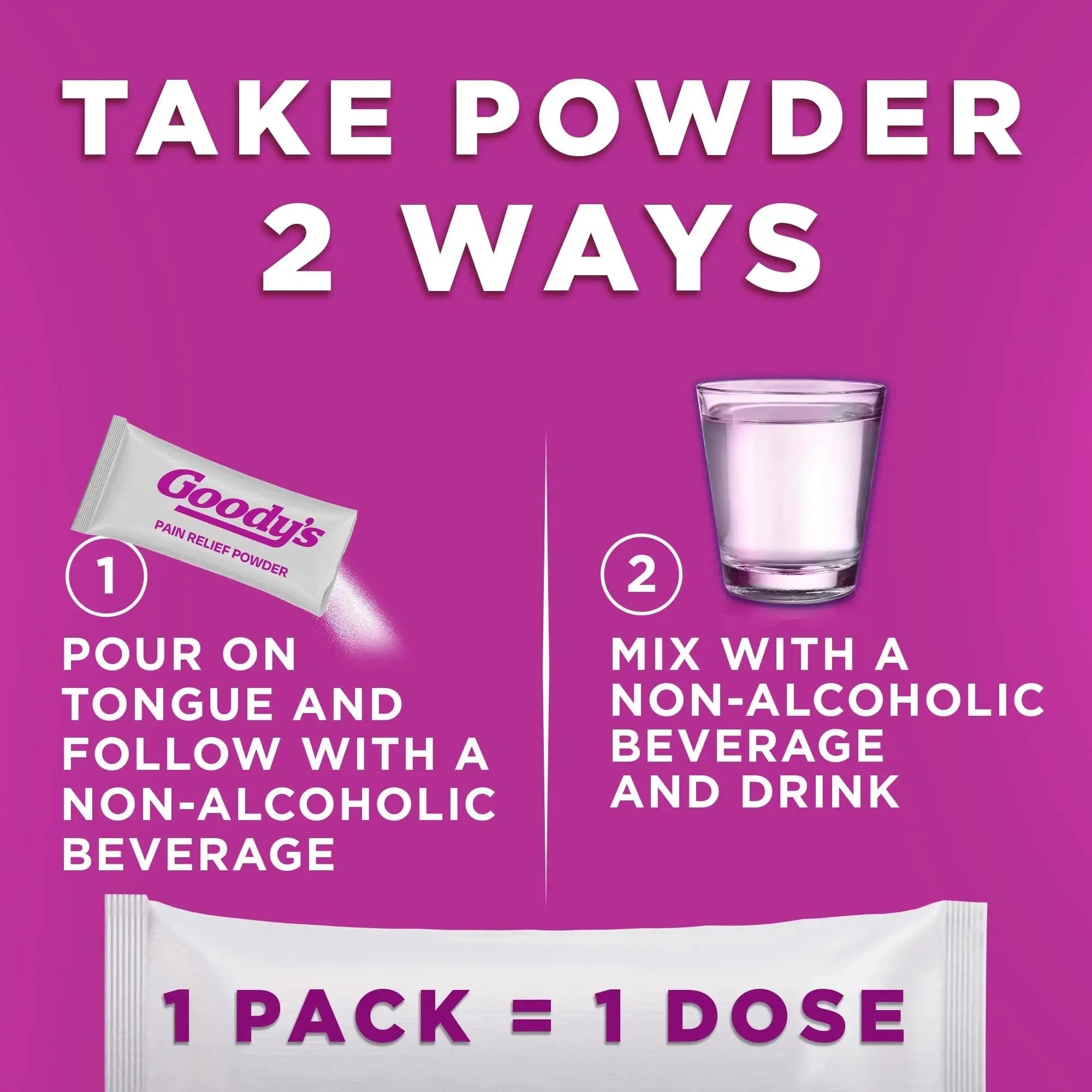 Goody's Pain Relief Powders, Extra Strength Headache Powder Mixed Fruit Blast, 24 ct (Pack of 1) Goody'sAu supplements
