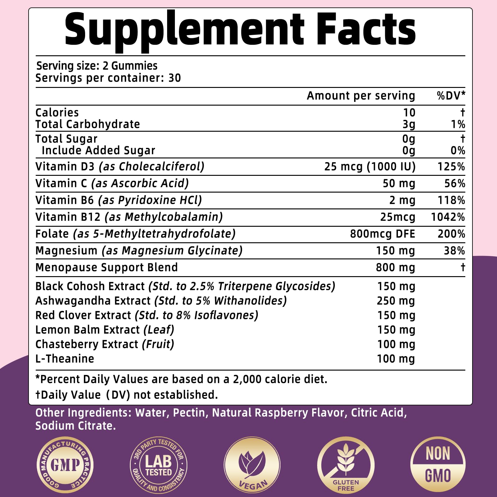 Menopause Supplements for Women with Black Cohosh, Menopause Relief Sugar Free Gummies for Hot Flashes, Natural Female Hormone Balance & Ashwagandha, Magnesium for Night Sweats, Mood Swings, 60 Count XIHOLIYAu supplements