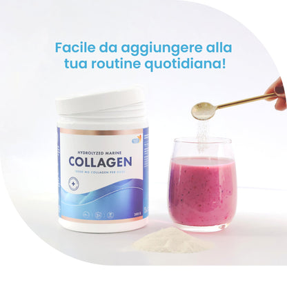 100% Marine Collagen Powder 300g I Pure Hydrolyzed Collagen Powder (Type I & III) Swedish NutraUS supplements