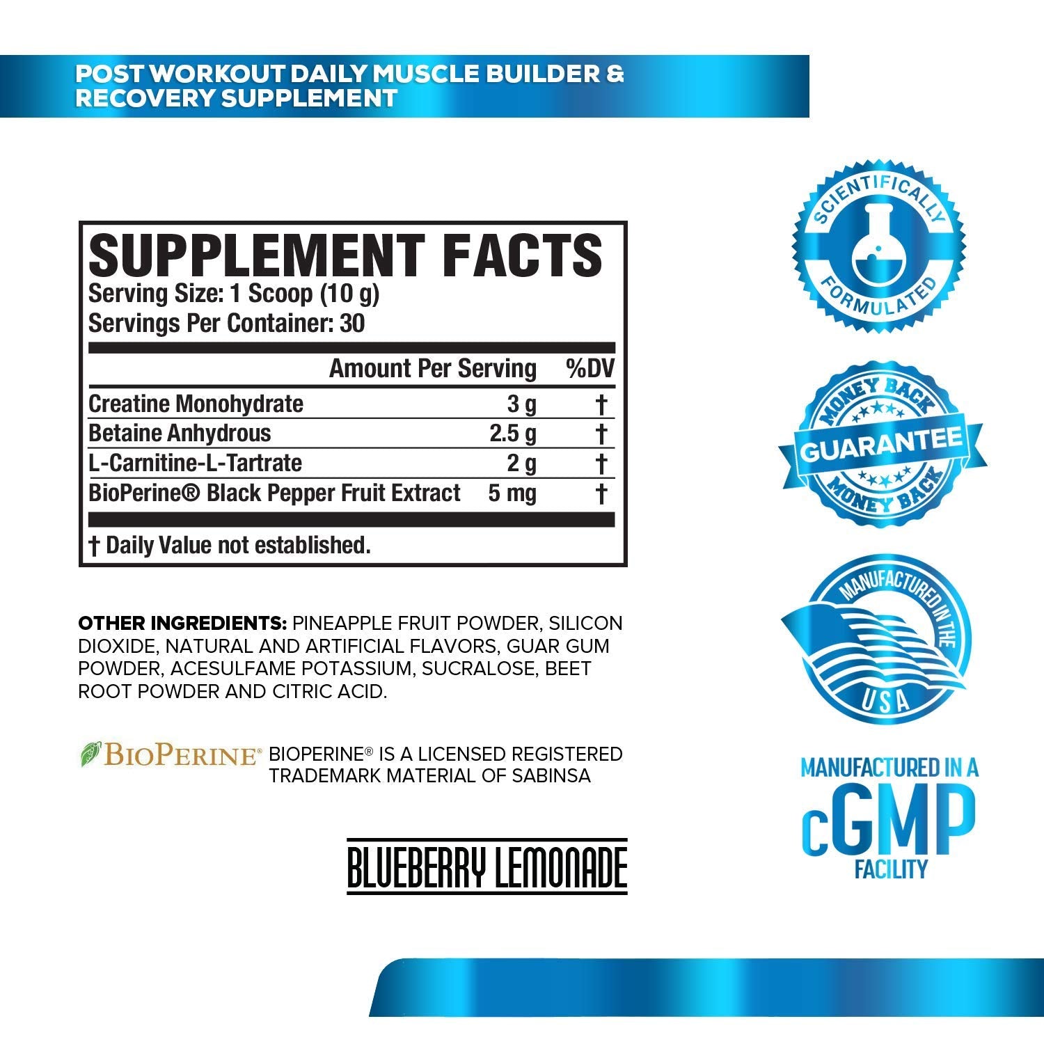 Jacked Factory NITROSURGE Pre Workout Supplement, Growth Surge Post Workout Muscle Jacked FactoryAu supplements