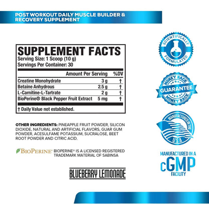 Jacked Factory NITROSURGE Pre Workout Supplement, Growth Surge Post Workout Muscle Jacked FactoryUS supplements