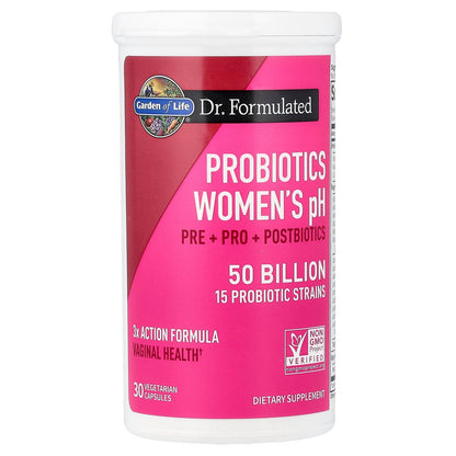 Garden of Life Dr Formulated Once Daily 3-in-1 Complete Prebiotics, Postbiotics & Probiotics for Women, PRE + PRO + POSTBIOTIC Supplement for Women’s Digestive Garden of LifeUS supplements