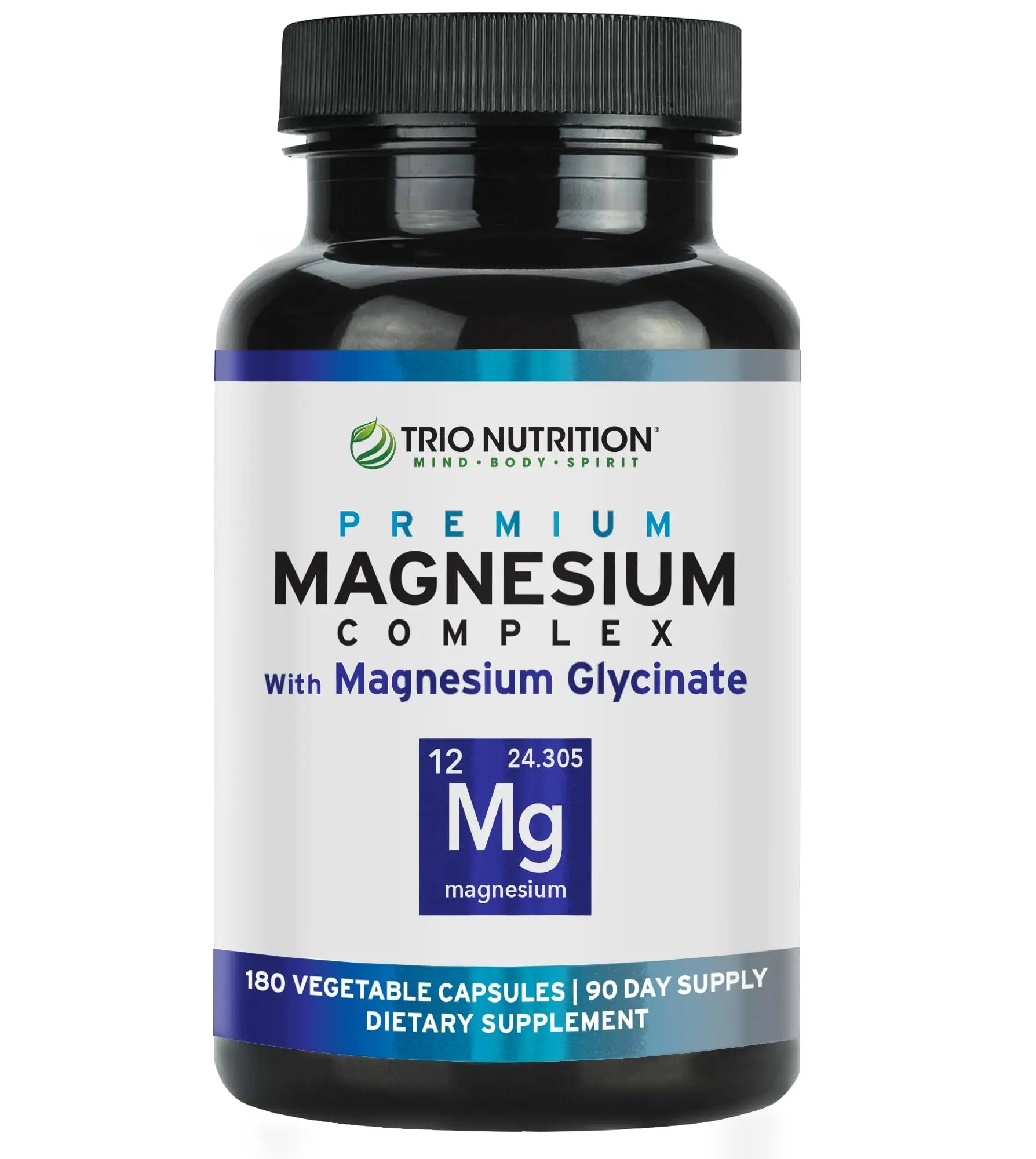 Trio Nutrition Magnesium Complex 90 Day Supply 420 mg | Natural Calm, Relax, Stress Relief, and Muscle Recovery |Magnesium Glycinate Supplement with Vitamin B6 for Rapid Absorption* TRIO NUTRITIONAu supplements