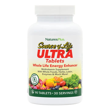 NaturesPlus Ultra Source of Life Multivitamin - 90 Tablets - Supports Immune Health, Energy & Overall Well-Being - with Lutein & Vitamin D3 Aus HealthcareAu supplements