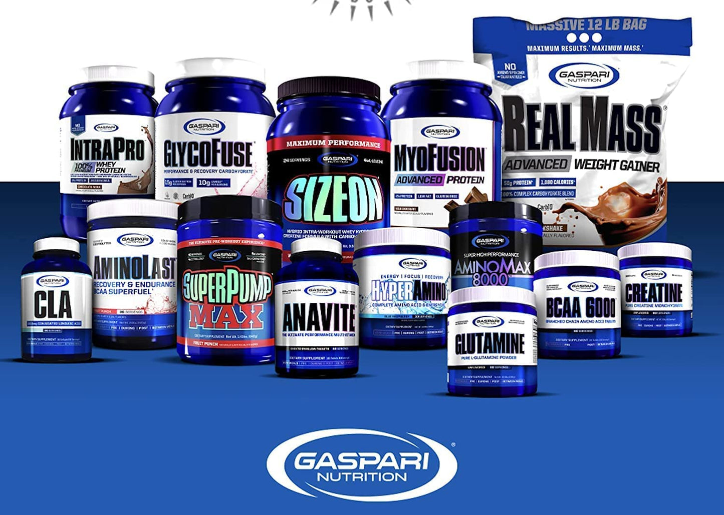 Gaspari Nutrition SuperPump Max Blue Raspberry Ice - 1.41 lbs Gaspari NutritionUS supplements