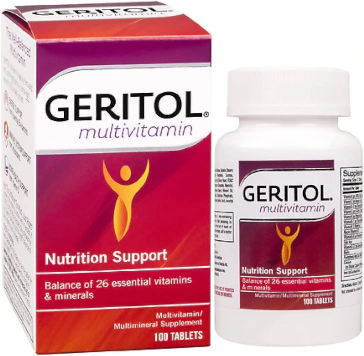 Geritol Complete Tablets 100 Tablets (Pack of 4) GeritolAu supplements