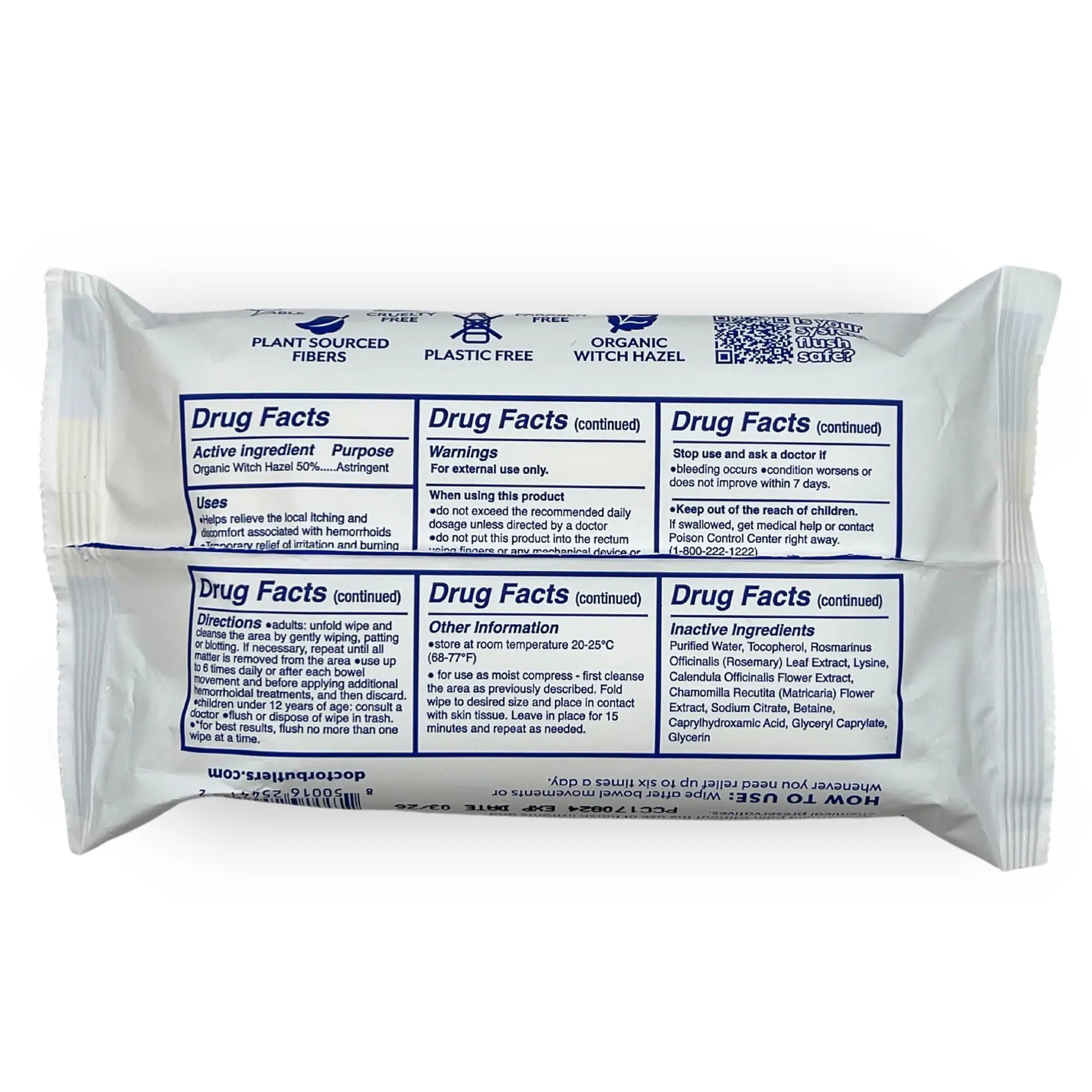 Doctor Butler's Flushable Hemorrhoid Wipes – Flushable Wipes with Witch Hazel to Soothe and Bring Relief from Discomfort Associated with Hemorrhoids (48 Wipes) Doctor Butler'sAu supplements