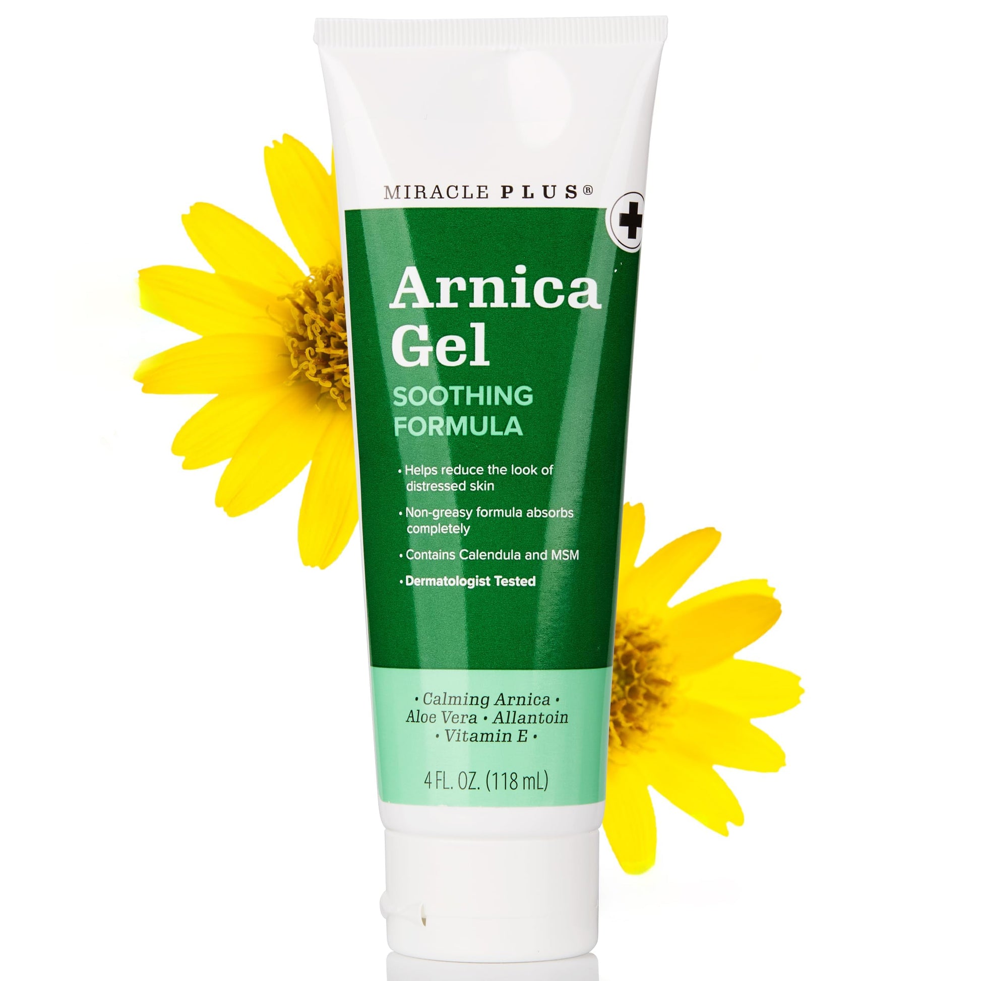 Miracle Plus Natural Arnica Bruise Gel For Body | Skin Care Arnica Montana Lotion Topical Gel | Extra Strength Vitamin K Cream Ointment, 4 Fl Oz Miracle PlusAu supplements